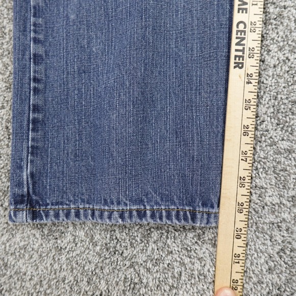 Levis Jeans Mens 36X30 Dark Blue Denim Pants 569 Loose Straight Baggy Skate Fade - Picture 3 of 16